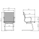 SLIM NET LB CF CHROME Посетителски столове SLIM NET LB CF CHROME