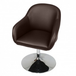 СТОЛ WAIT 1S CHROME BROWN СТОЛ WAIT 1S CHROME BROWN