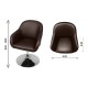 СТОЛ WAIT 1S CHROME BROWN Посетителски столове СТОЛ WAIT 1S CHROME BROWN