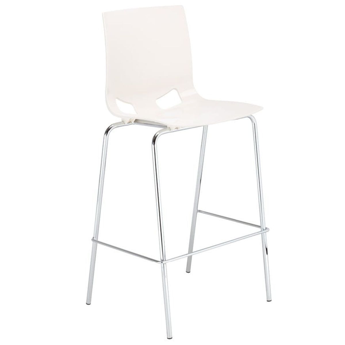 Бар столове FONDO HOCKER - GLOSS WHITE